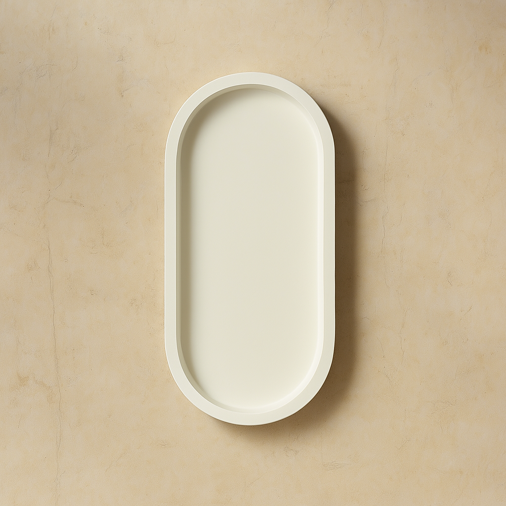 Oval stenbakke